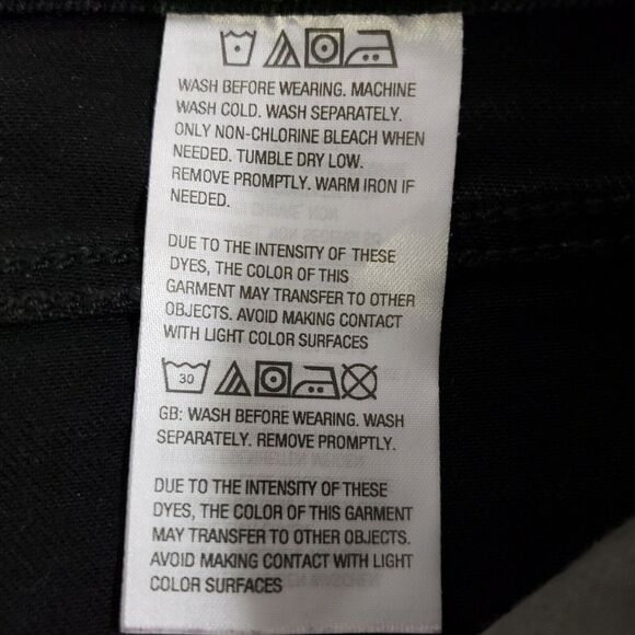 Susan Graver Womens Jeans Size 4P Black High Stretch Denim Straight Leg A342367 - Picture 9 of 11